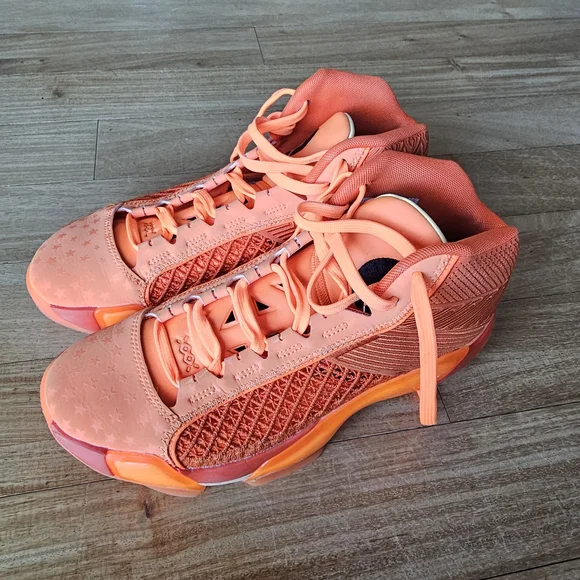 Nike Air Jordan 38 Low WNBA orange Shoes Size 8.5 Women - Picture 1 of 9